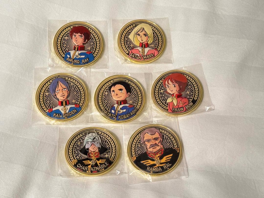 機動戦士ガンダム メダルコレクション 7種セット（キャラクター）