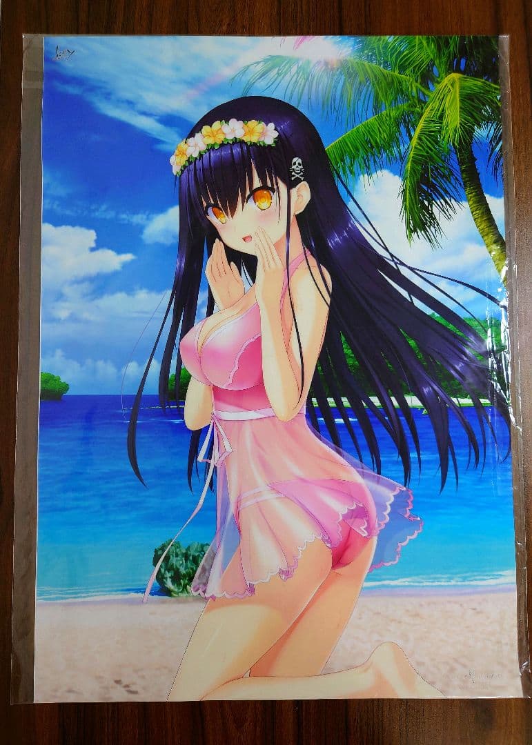 VA Summer Pockets 久島鴎 A2クリアポスター サマポケ key