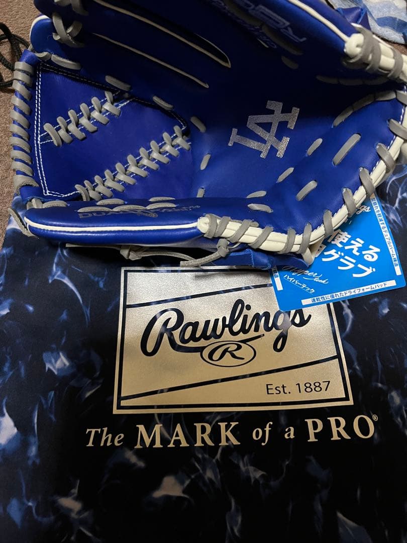 【希少】WC優勝 Rawlings 軟式グローブ ロサンゼルスドジャース 投手用