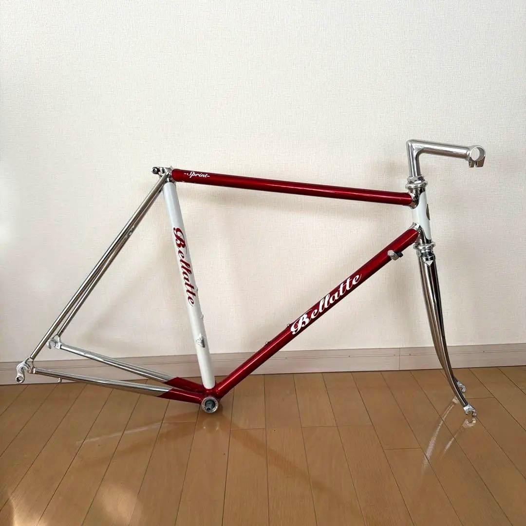 Bellatte ベラーテ クロモリフレームセット　ステム BB付き
