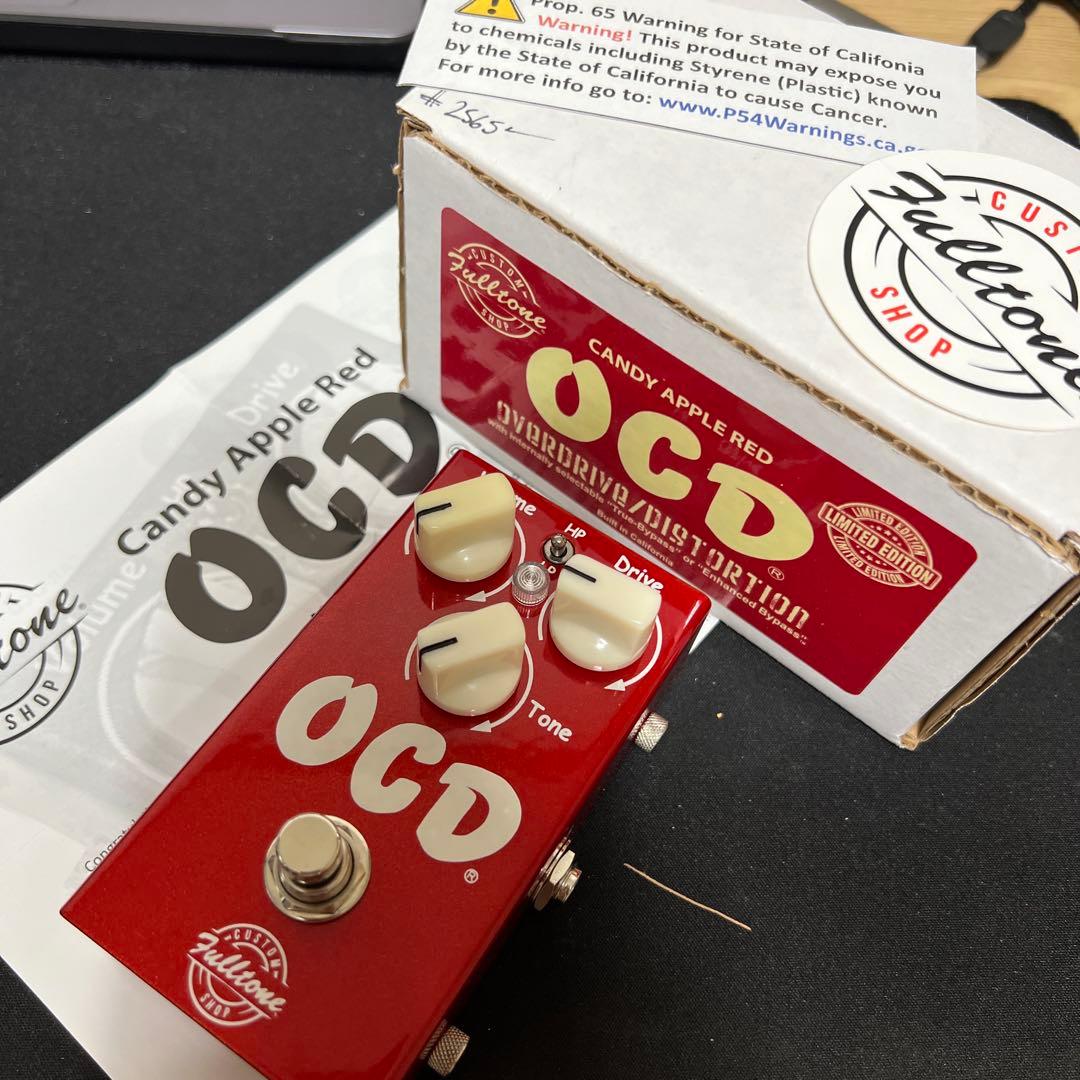 【レア】Fulltone OCD candy apple red