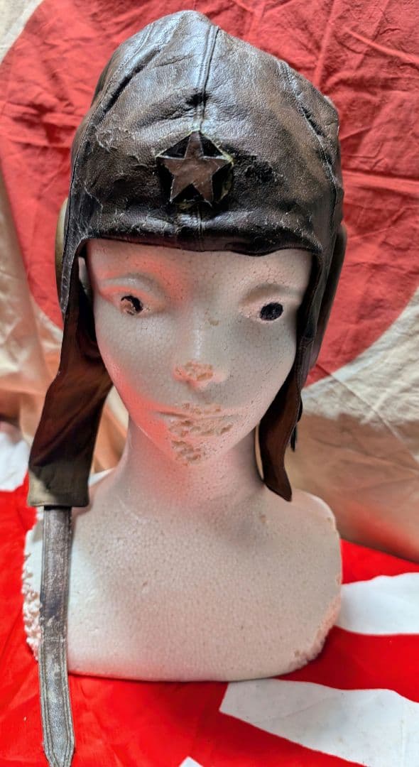 飛行帽　日本軍　陸軍　大日本帝国　ミリタリー　帽子　夏用