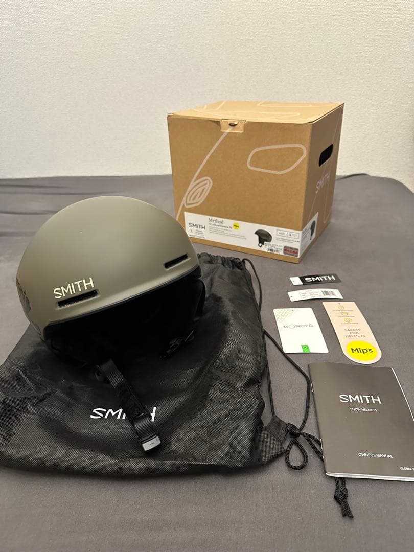 24-25 SMITH Method Mips Lサイズ ヘルメット シール付き