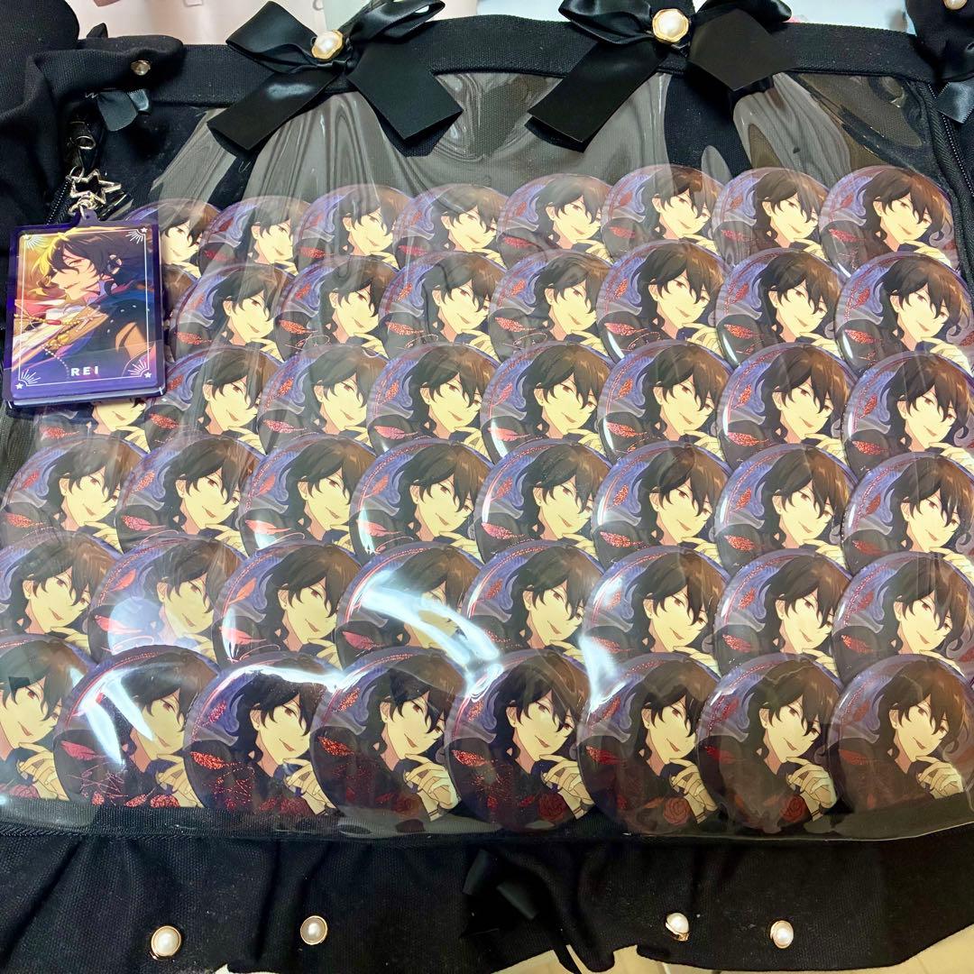 あんスタ 朔間零 招募缶 缶バッジ 48点 トゥインクルアクリルキーホルダー