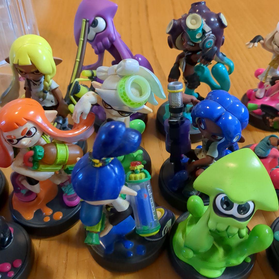 スプラトゥーン フィギュア 14体セット　セリアケース