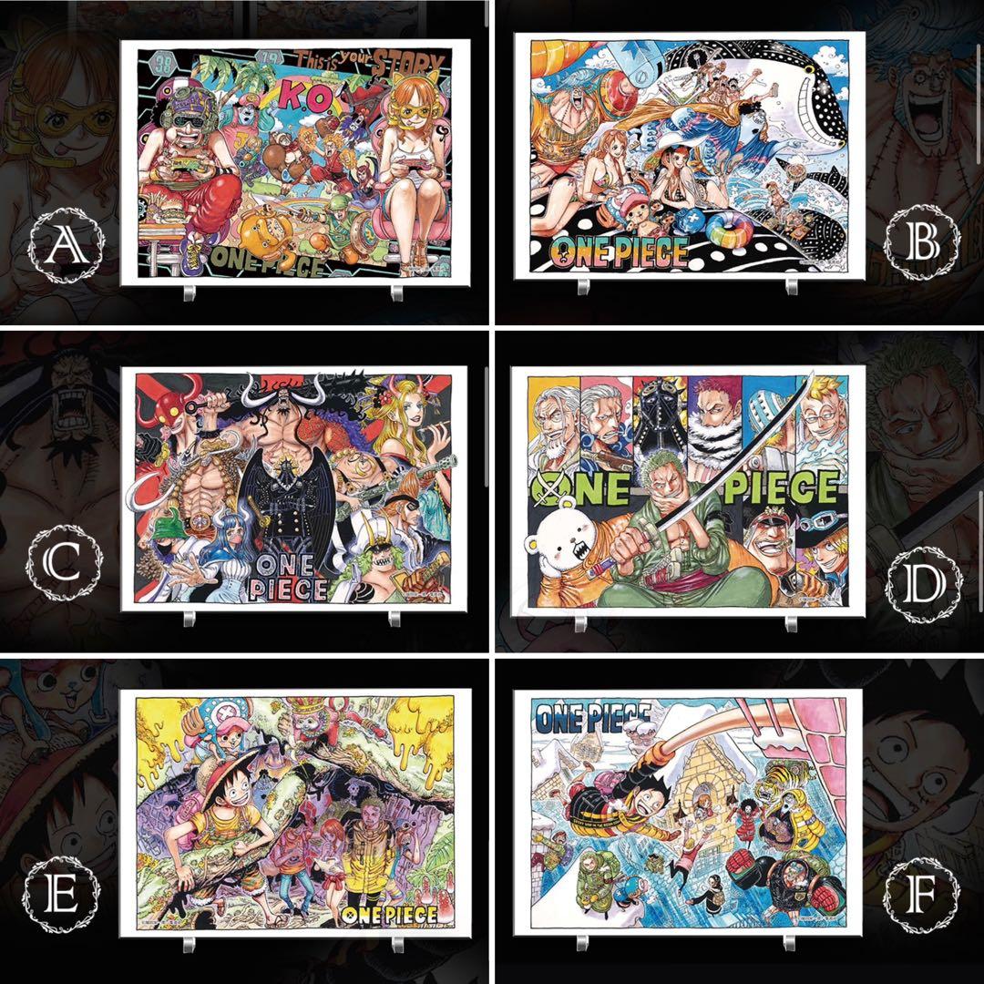 ワンピース ONE PIECE PREMIUMアクリルアート 6種 コンプセット