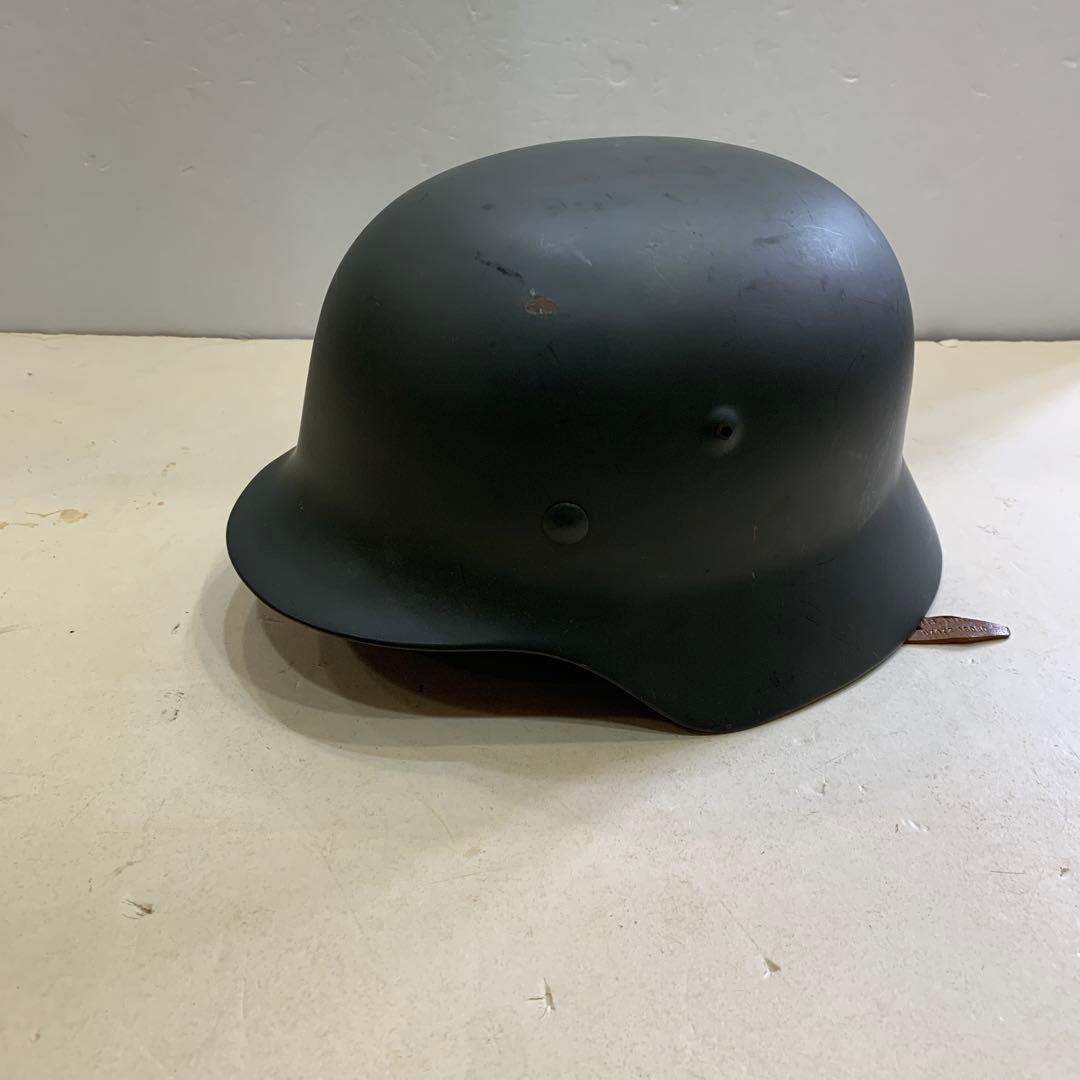 ドイツ軍スタイル ヘルメット グレー金属製、レプリカM 36？