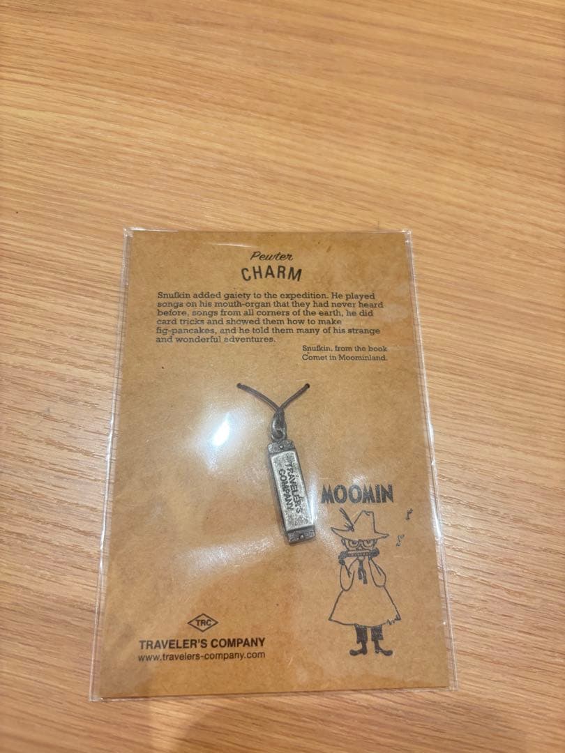 トラベラーズノート用 ピューターチャーム MOOMIN スナフキン ハーモニカ
