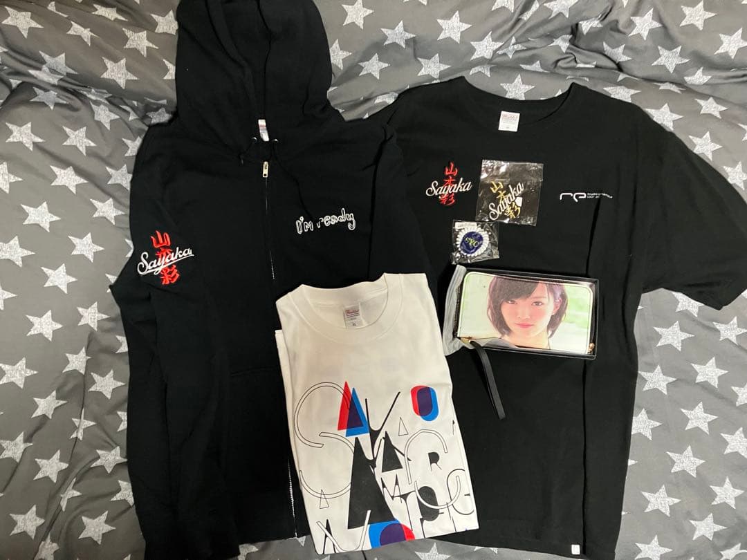 送料込限界値値下！山本彩さん推しグッズ財布パーカーなどセット売りのみXL 新品