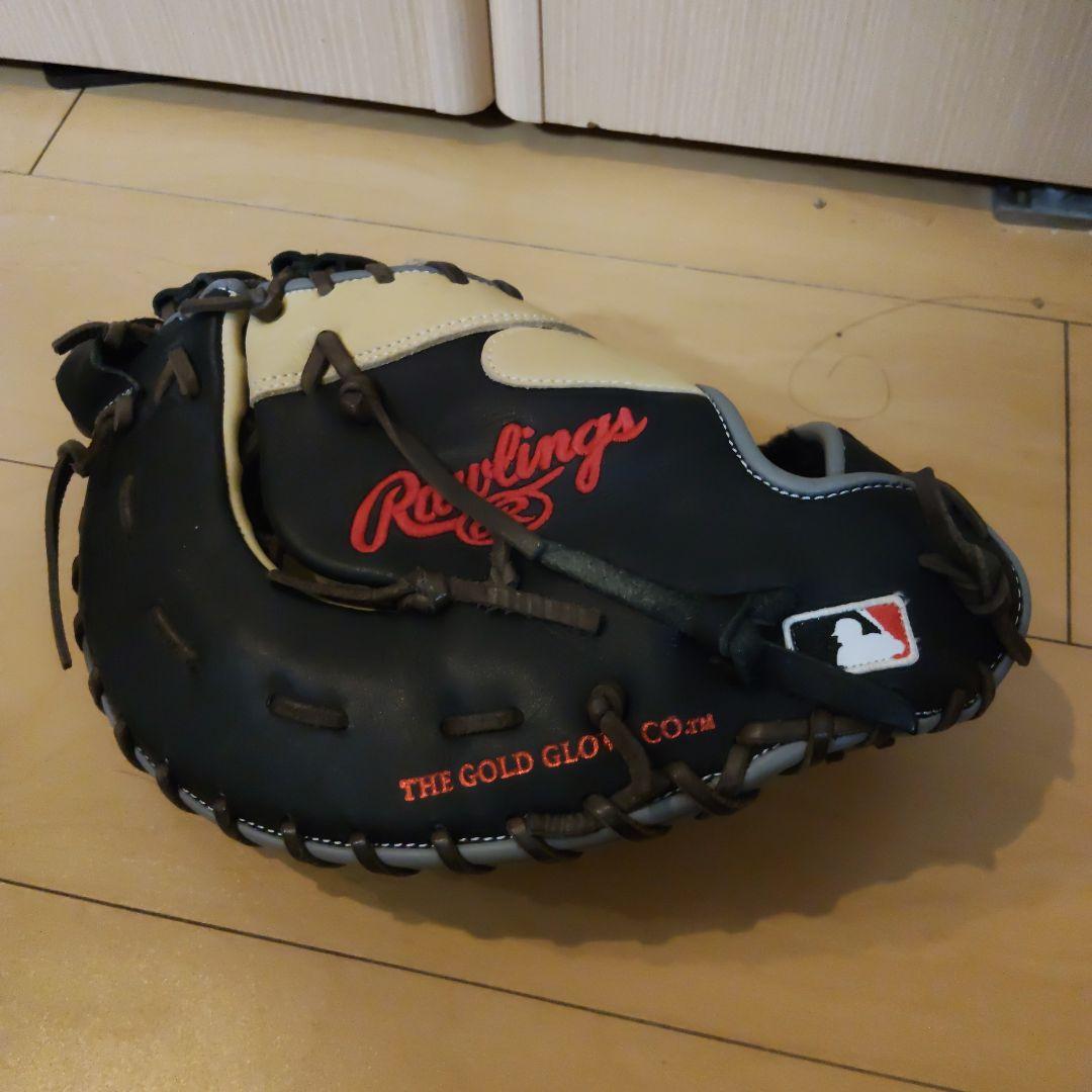 Rawlings ファーストミット 黒/ベージュ
