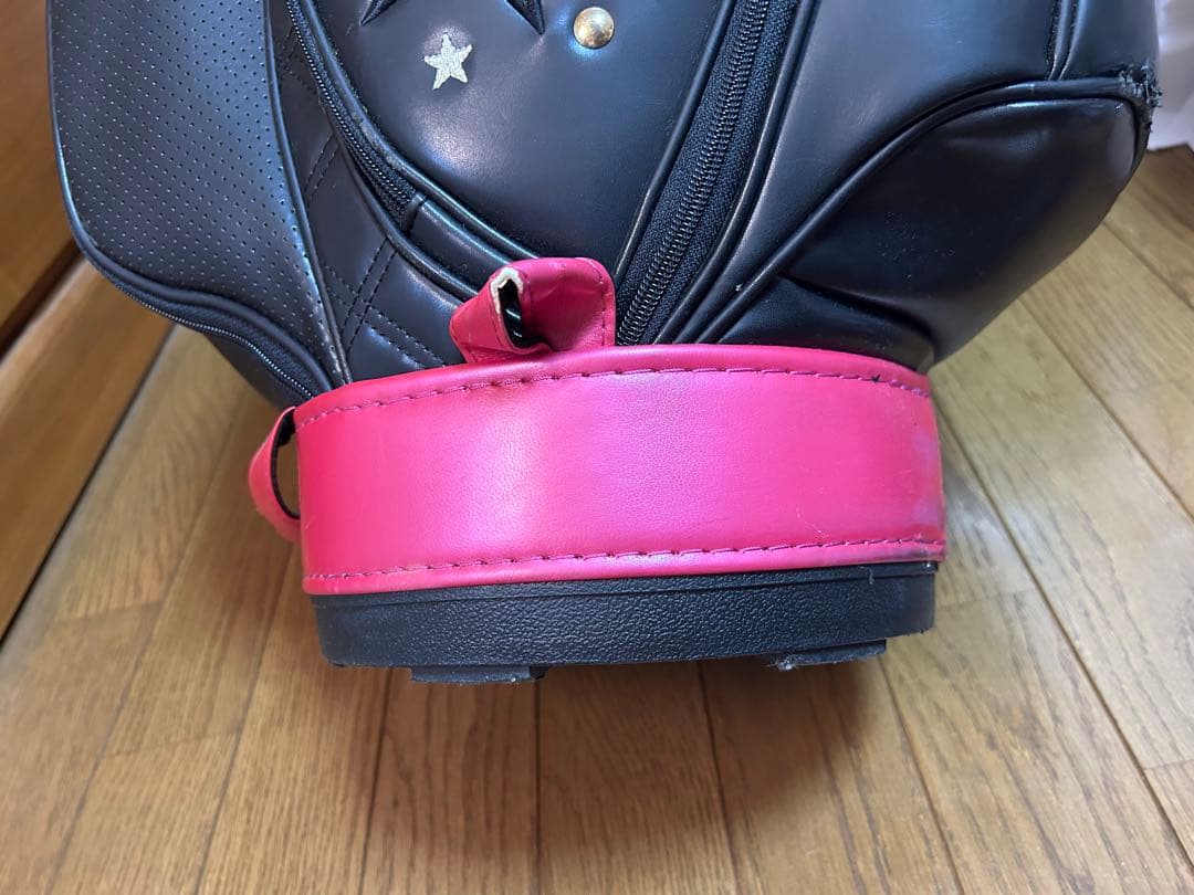 Mizuno レディース キャディバッグ 黒 ピンク