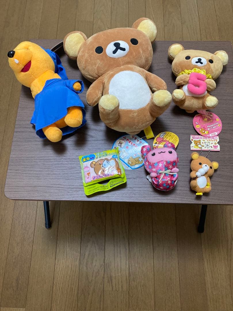 【美品】リラックマ ぬいぐるみセット&くまのプーさんぬいぐるみ 新品未使用タグ付