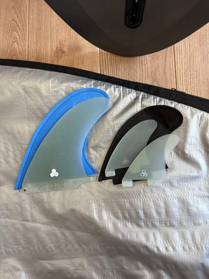 AL MERRICK CI Mid 6'6 フィン+ハードケース6.6 グレー