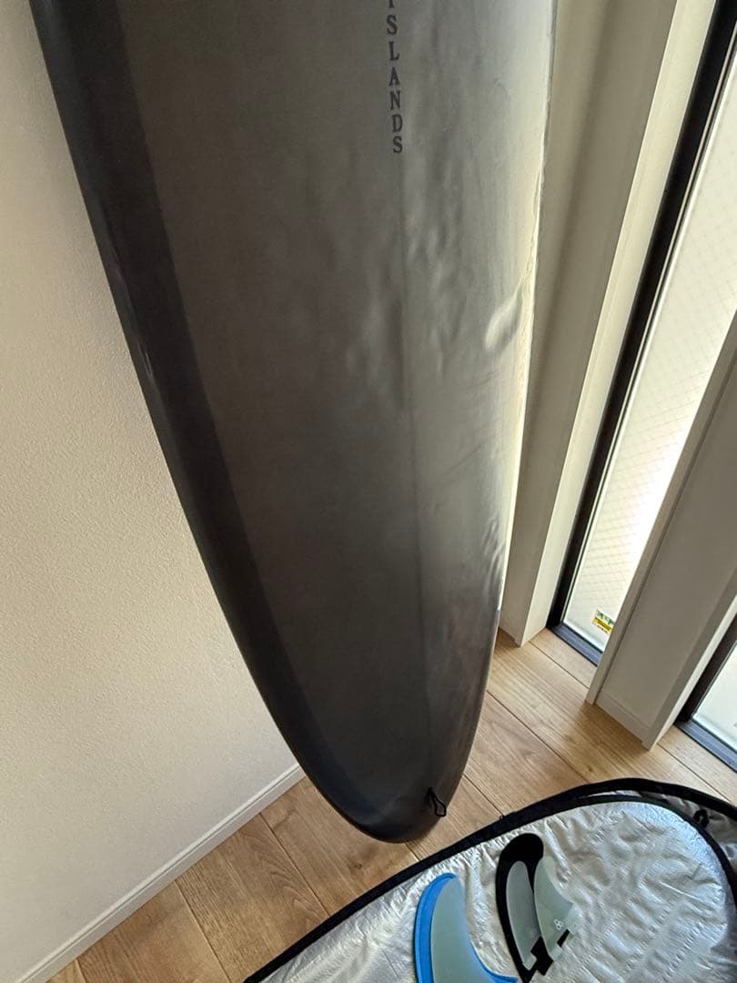 AL MERRICK CI Mid 6'6 フィン+ハードケース6.6 グレー