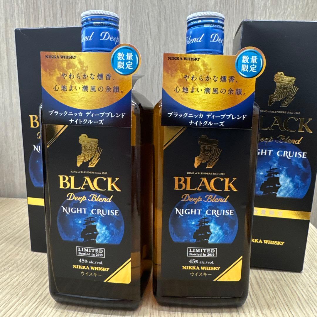 最終値下げ！ブラックニッカDeepBlendNIGHTCRUISE 2本