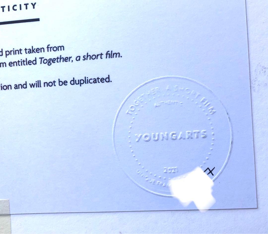 KAWS カウズ YoungArts ユニークピース COA付き