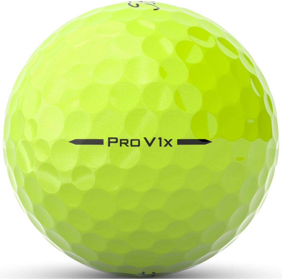 タイトリストプロV1Xゴルフボール(イエロー)25年ローナンバー4ダース48個