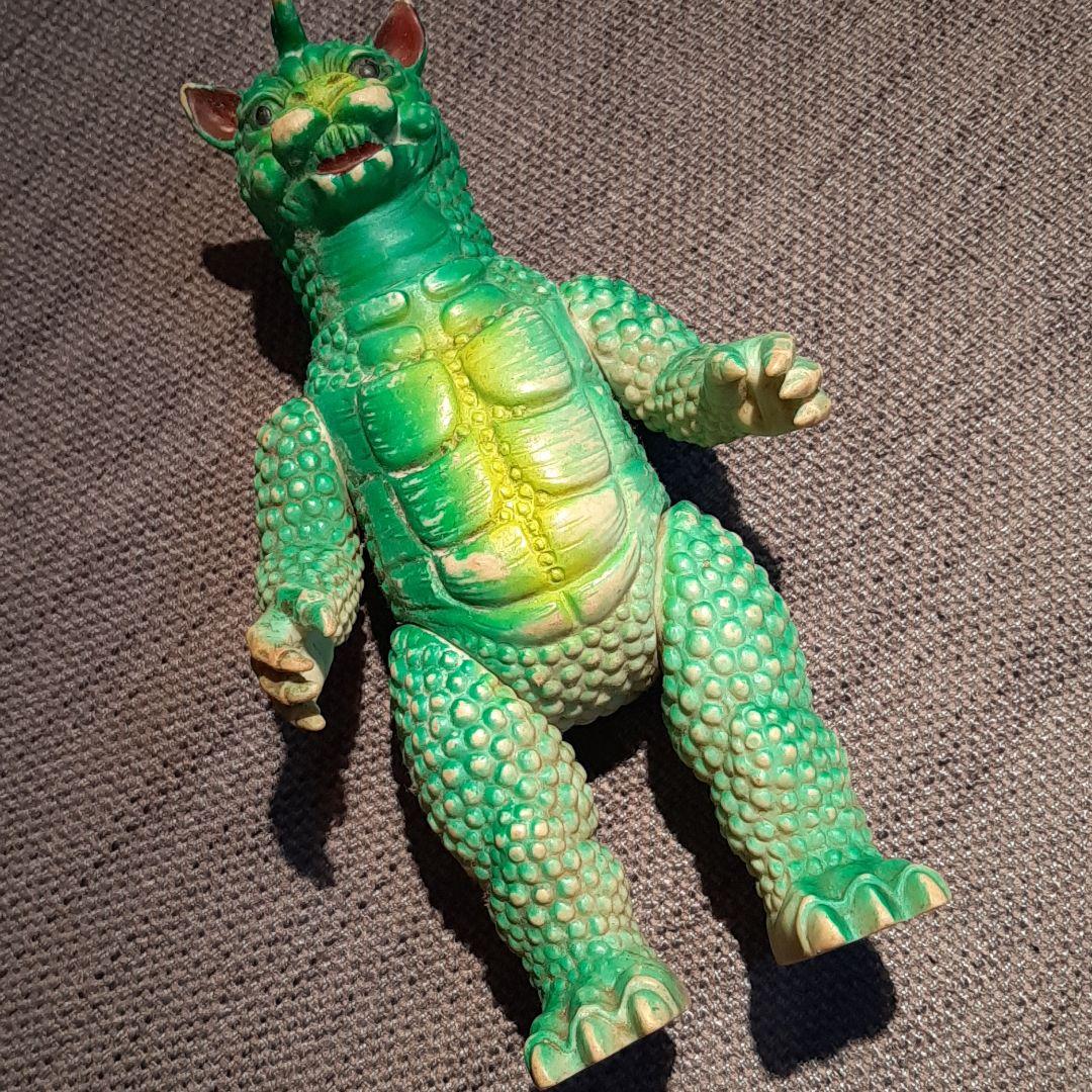 ナ*オ様 ☆オークション昭和レトロソフビ　ガバラ　GODZILLA　ゴジラ　ミニ