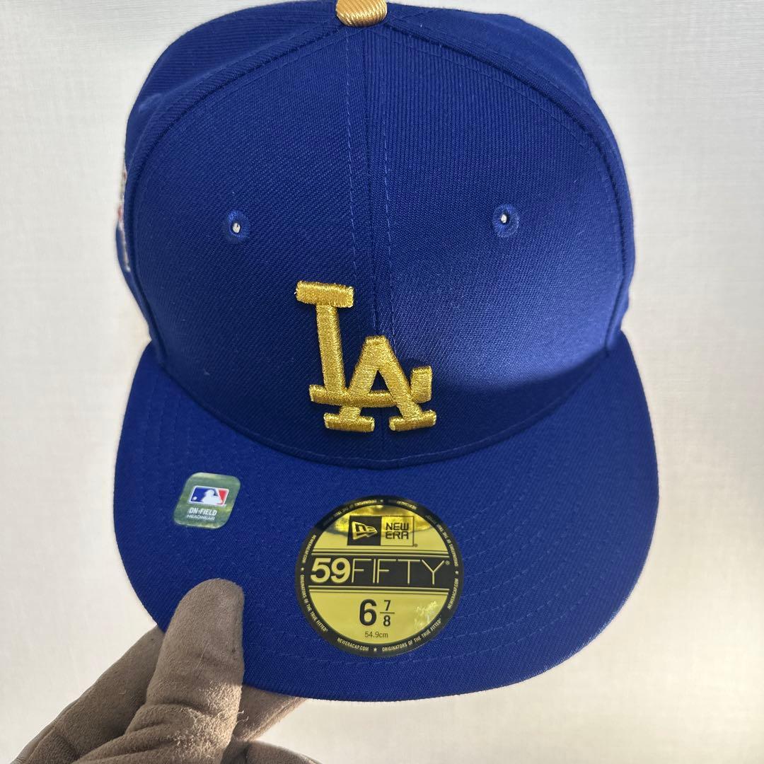 【1月末SALE】日本未販売　現地スタジアム購入♪ ドジャース特別仕様キャップ