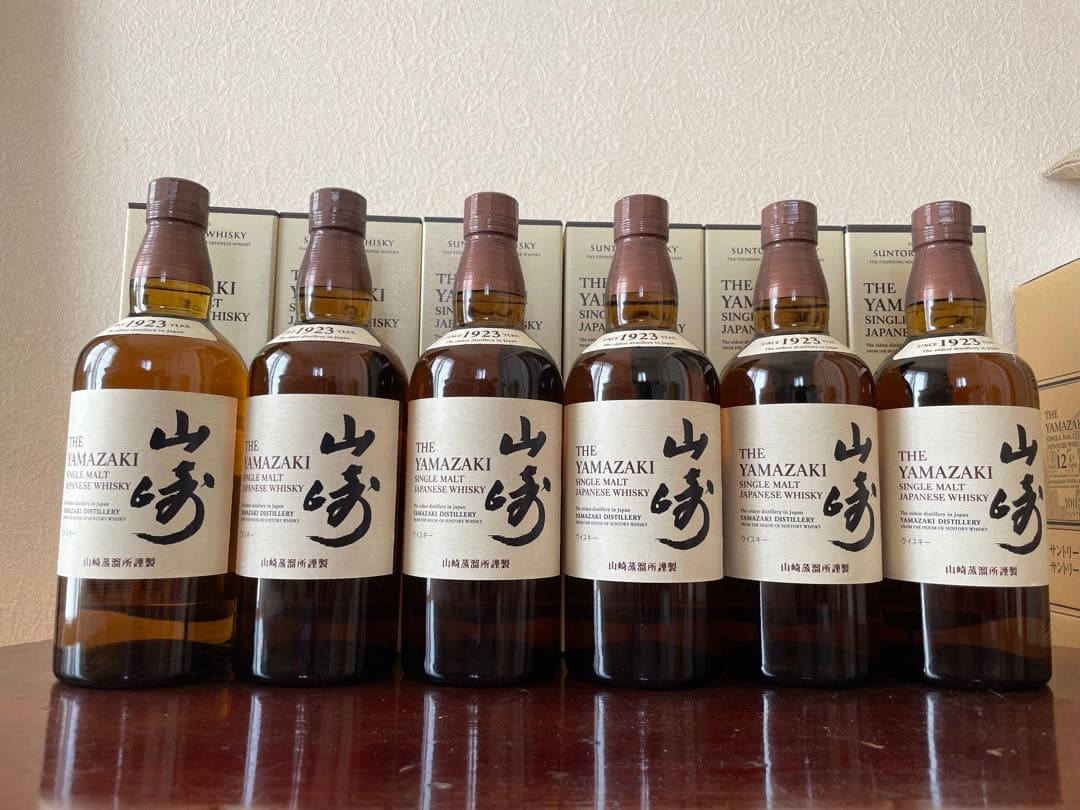 【新品未開封】山崎ノンエイジ　700ml×6本箱付