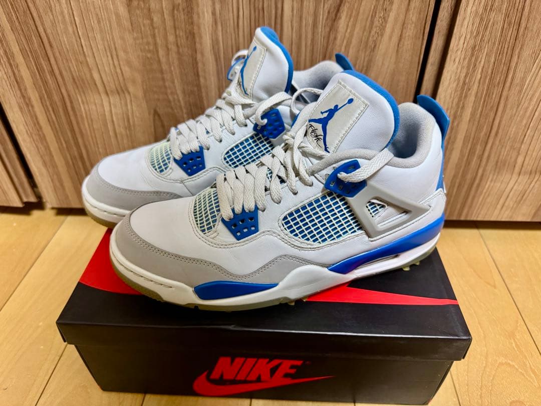 Air Jordan 4 ゴルフシューズ27㎝ ジョーダン4 ミリタリーブルー