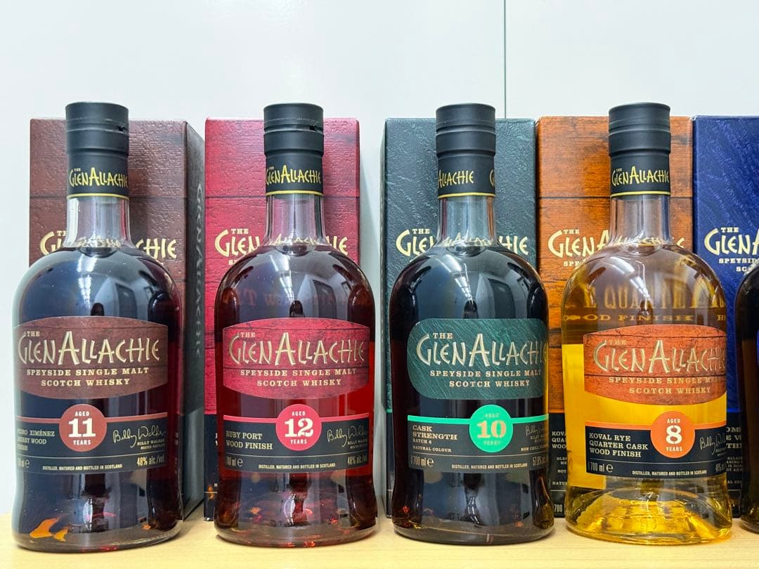 激安！グレンアラヒー8本セット　旧ボトル　15年　12年　10年