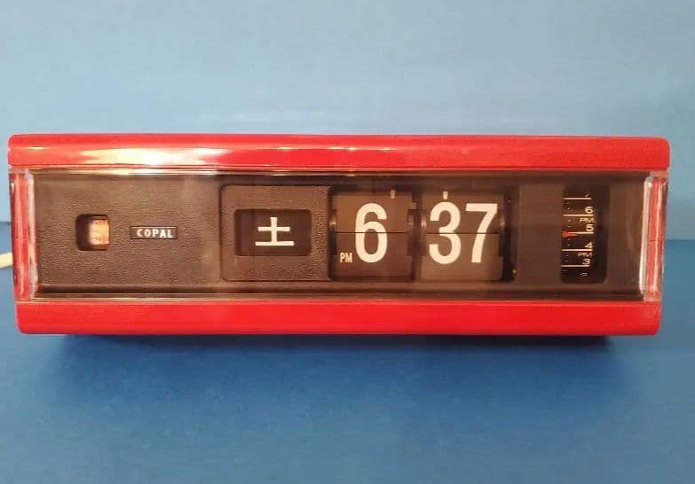 昭和レトロ コパル 229 パタパタ時計 あこ
