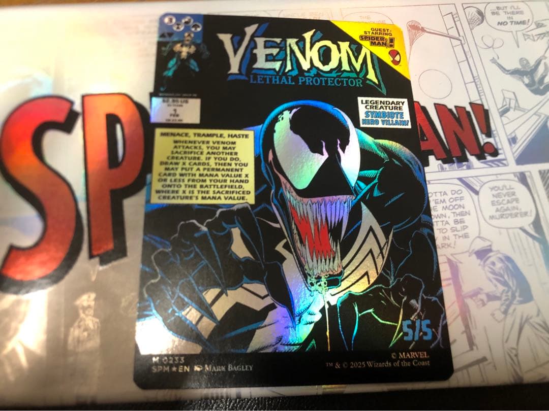 A*S様 エディ・ブロック/Eddie Brock ヴェノム 英 ボーダーレス