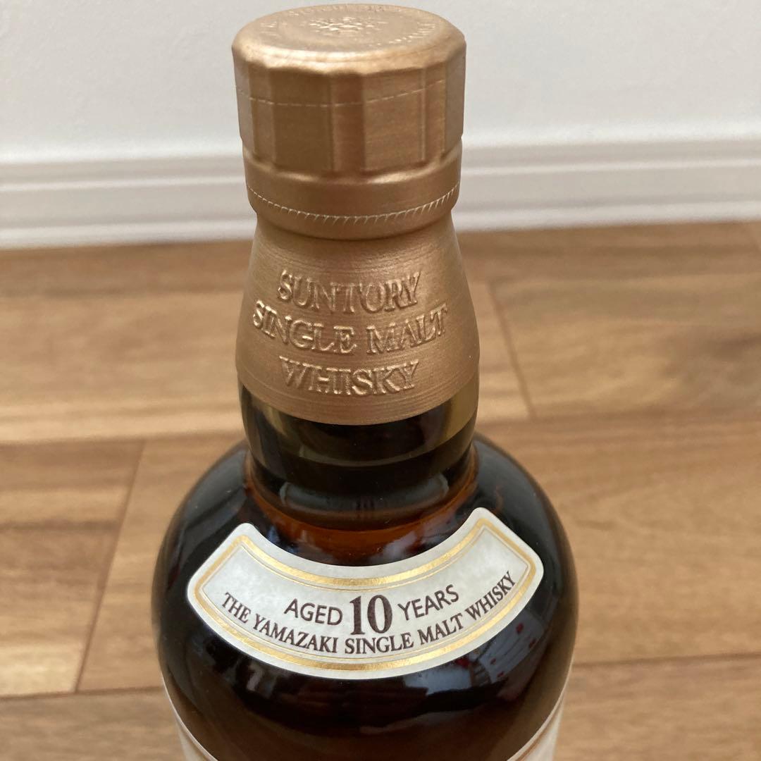 【未開封】山崎10年 サントリーシングルモルトウイスキー 700ml