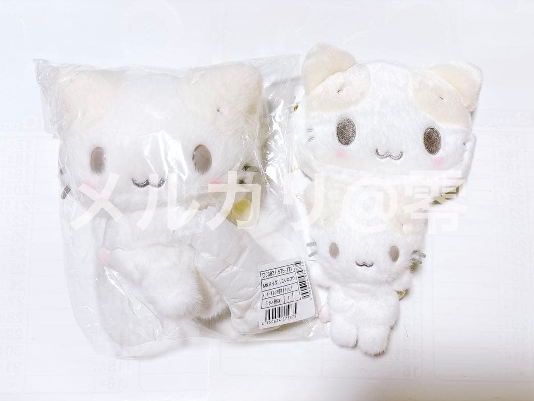 【即購入OK】お顔厳選　しろふわ雲でおひるね　マシュマロみたいなふわふわにゃんこ