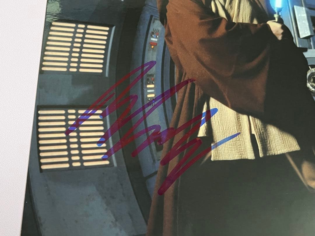 スターウォーズ　直筆サイン　オビワン・ケノービ　ユアン・マクレガー