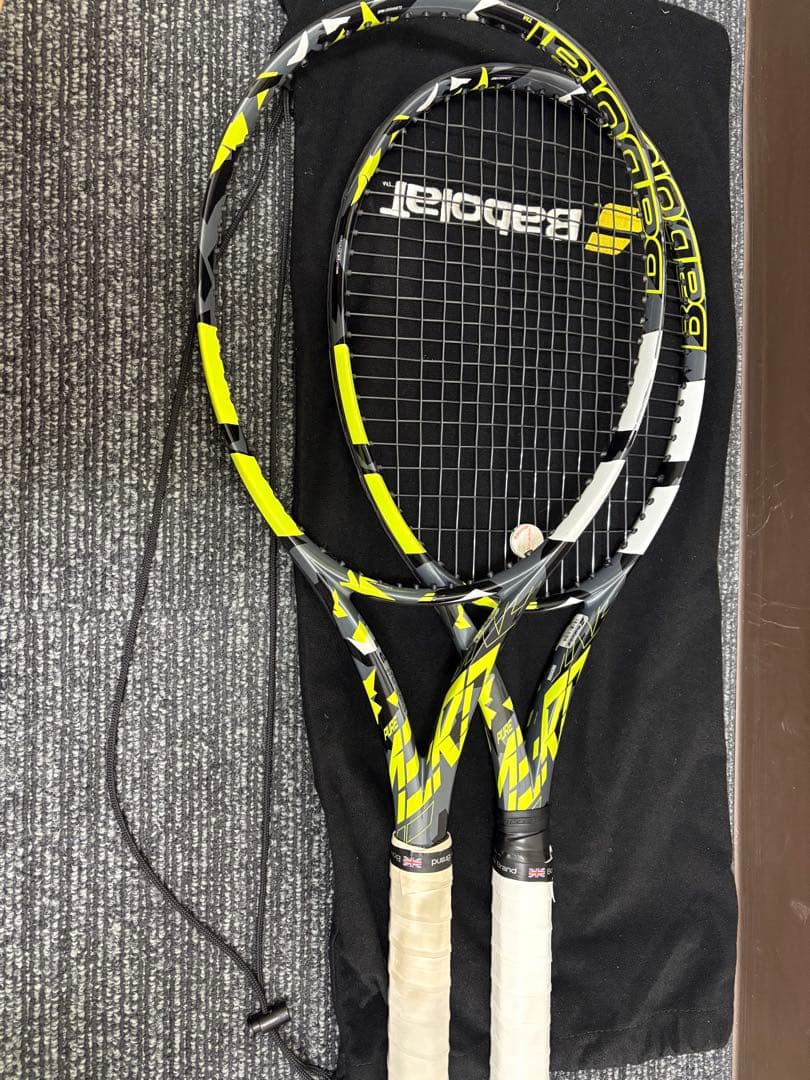 Babolat テニスラケット 2本セット ケース付き　ピュアアエロ