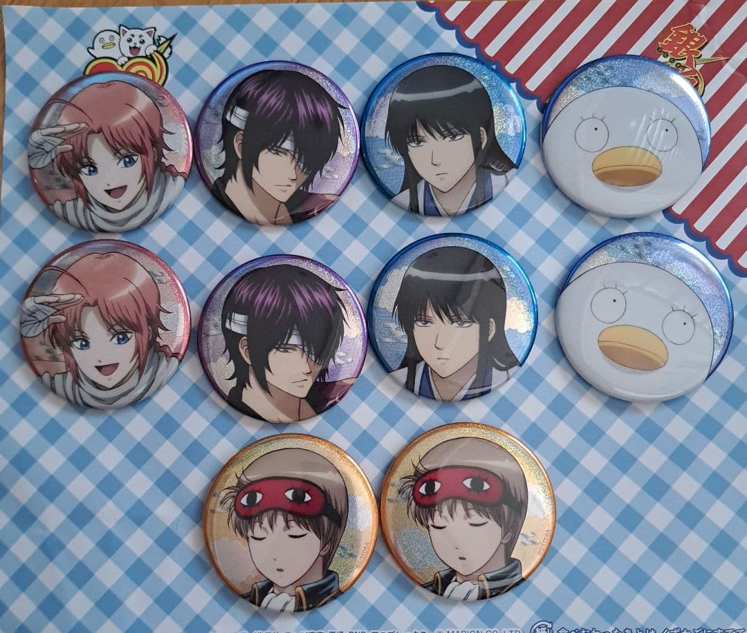 値下げ、バラ売りOK！銀魂ラメ缶バッジコレクション　ドン・キホーテ