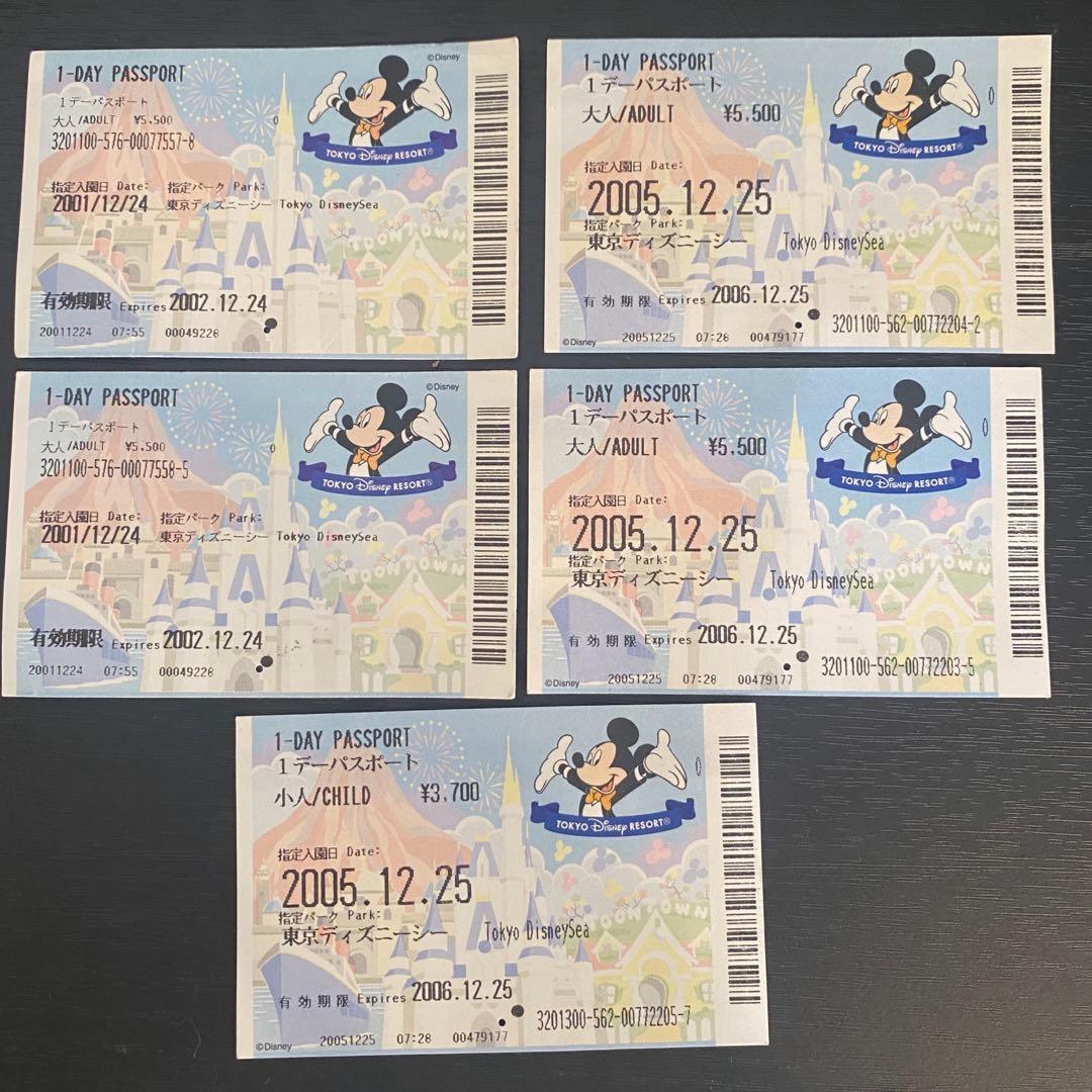 東京ディズニーランド 旧パスポート 当時物まとめ売り