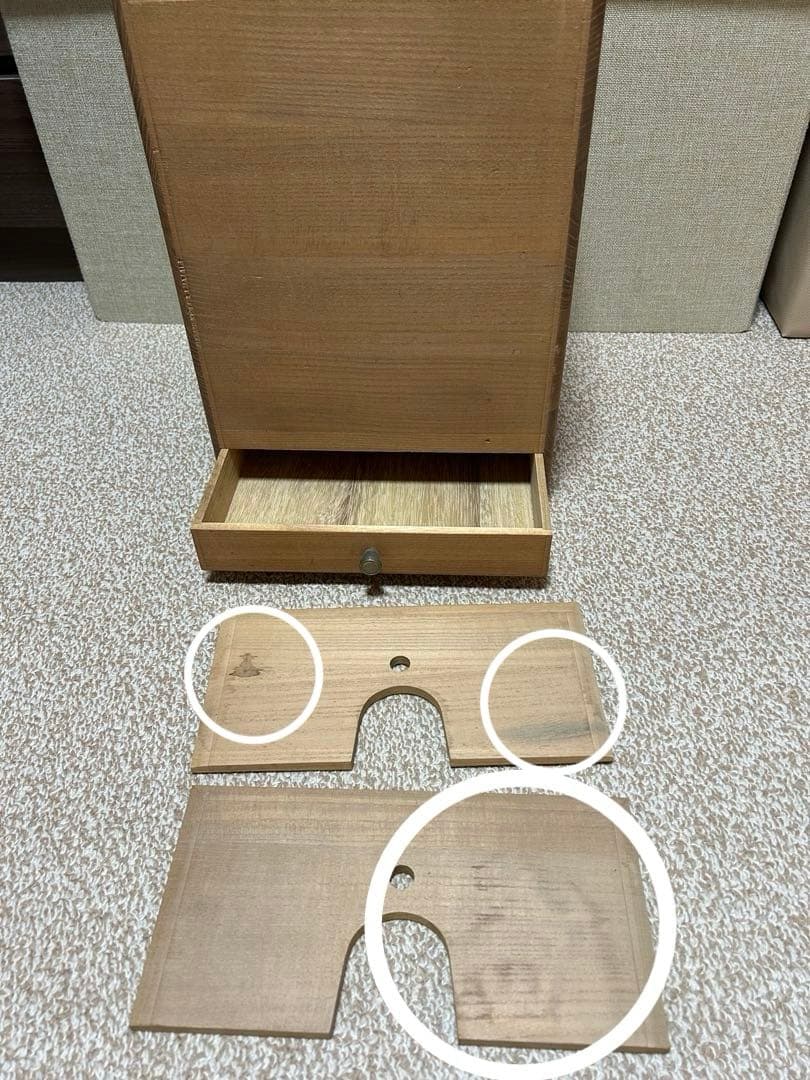 三味線二丁桐立箱