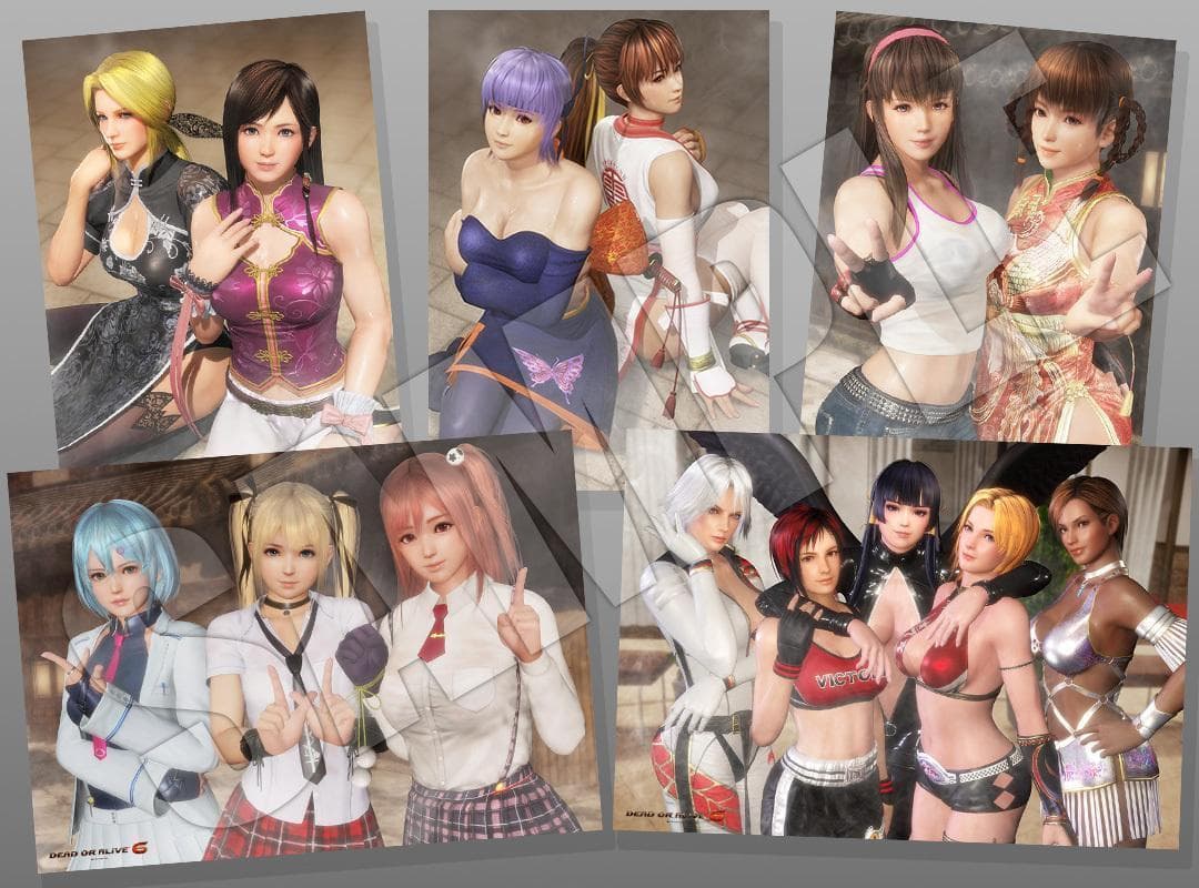 DEAD OR ALIVE6 デッド オア アライブ 6 非売品 ポスター全5種