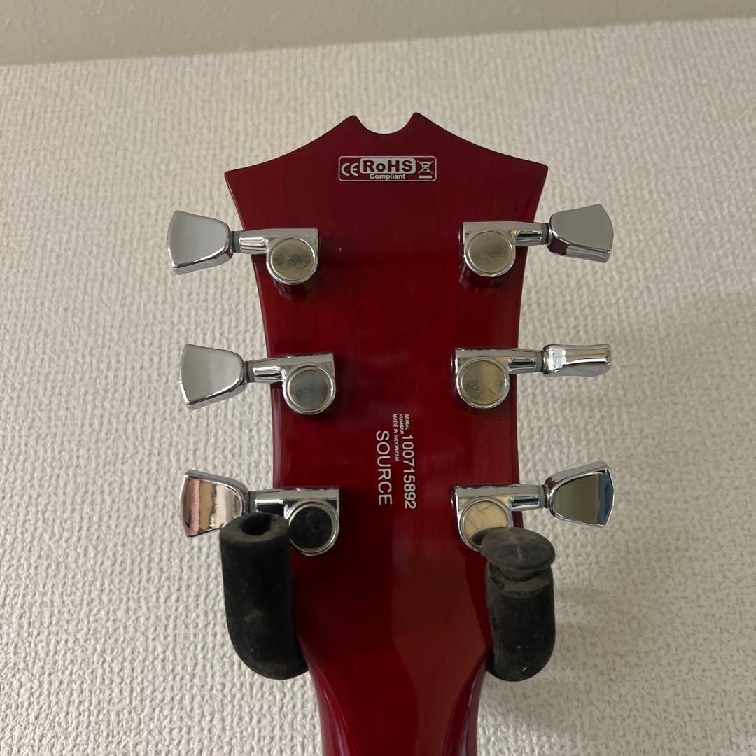 Cort セミアコースティックギター レッド