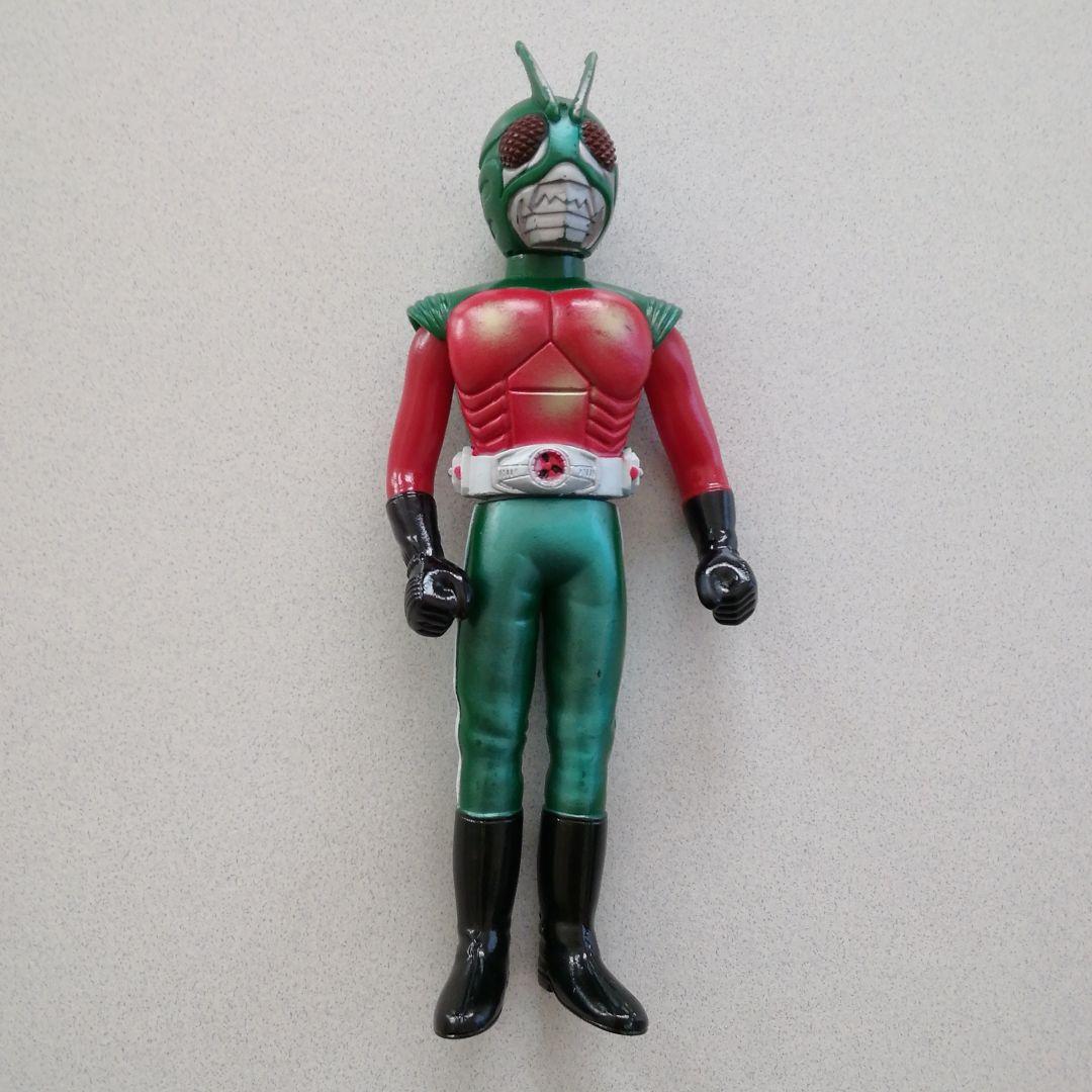 スカイライダー当時物、面取れソフビ