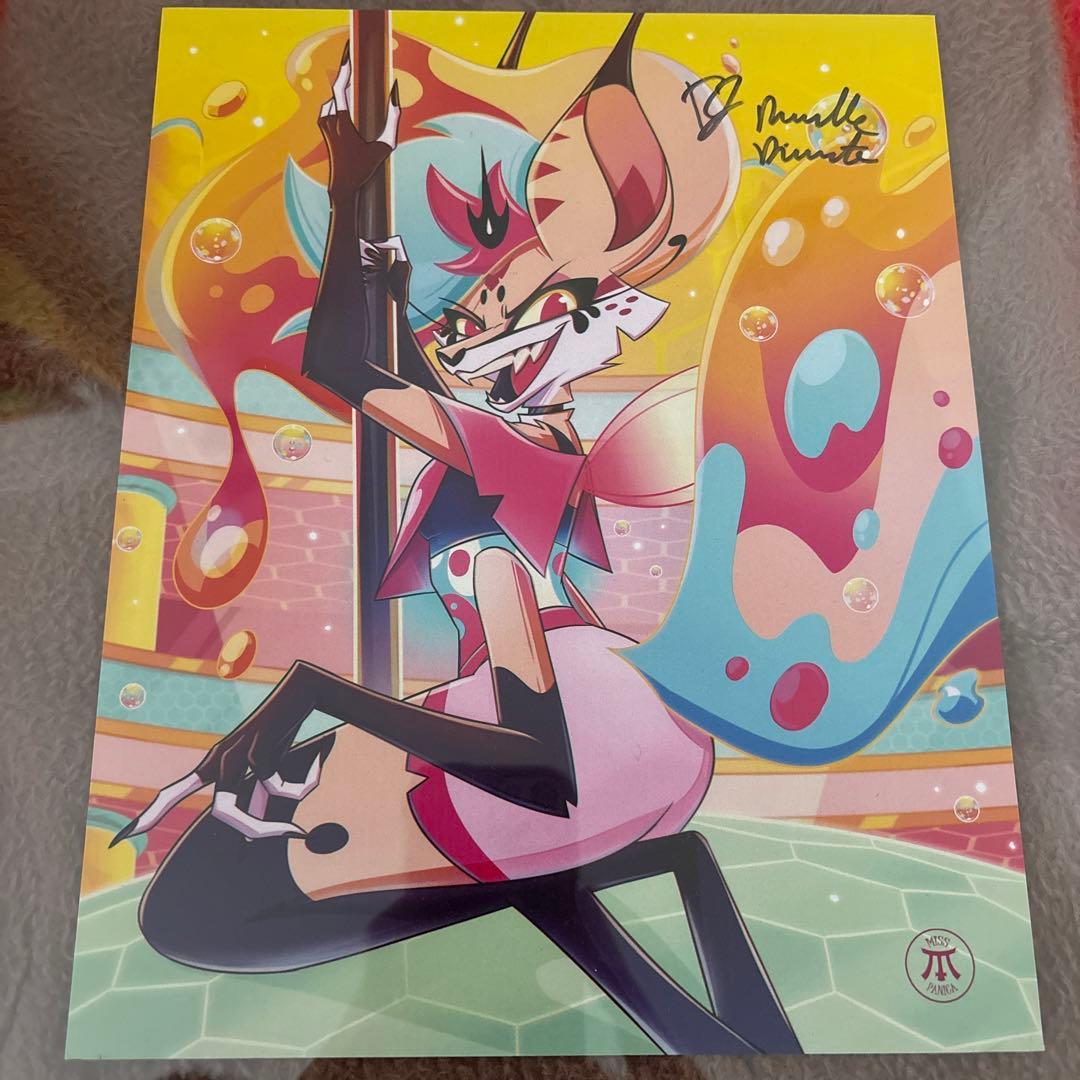 ヘルヴァボス　クイーンビー　サイン入りポスター