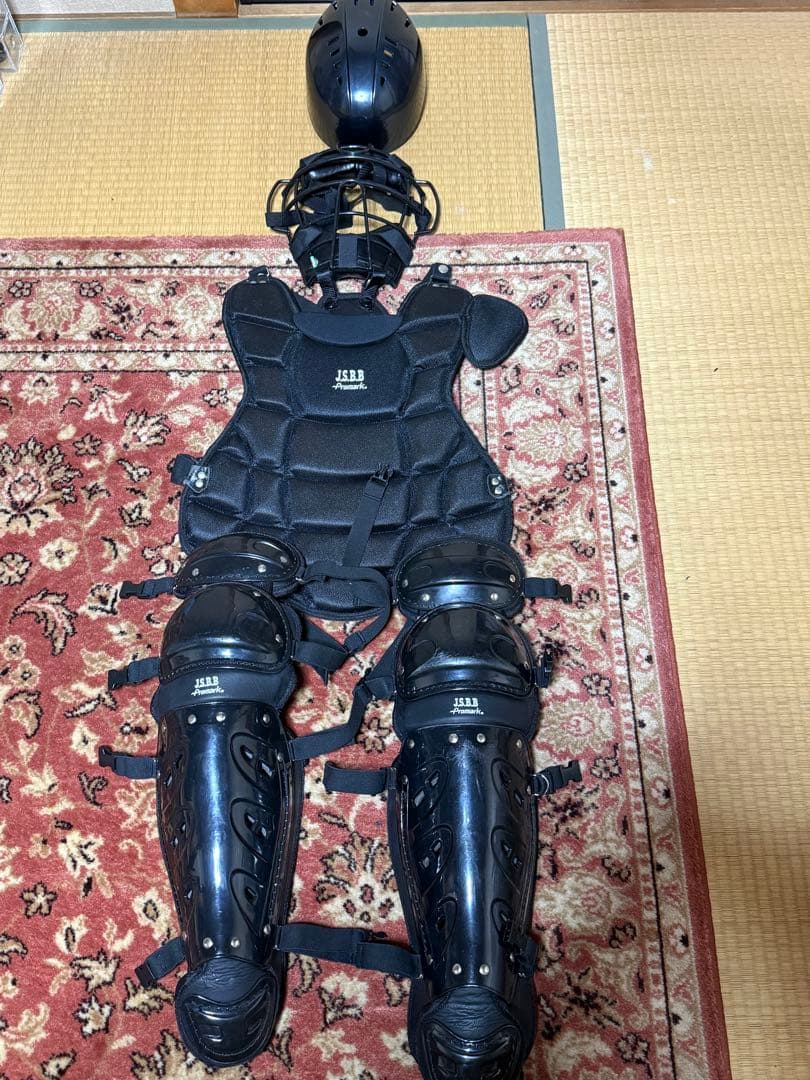 J.S.B.B. キャッチャー防具セット 黒