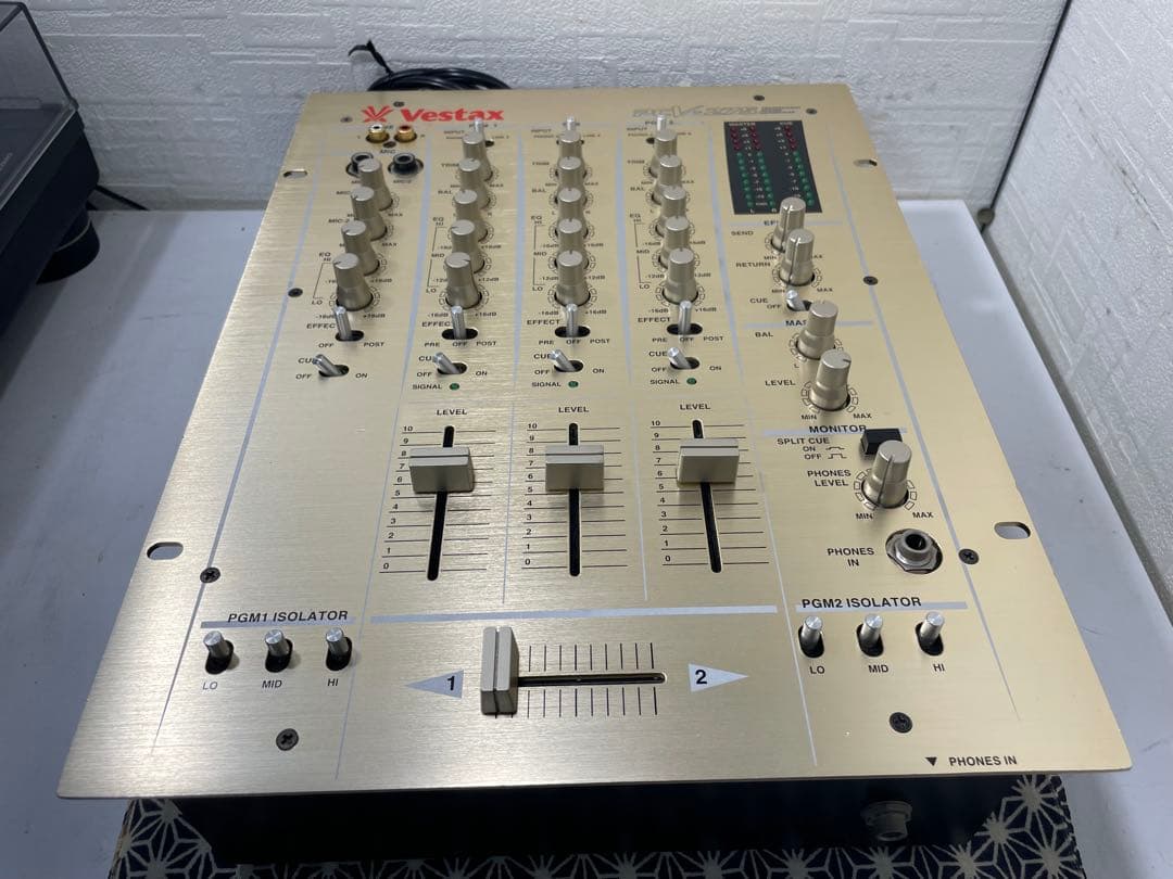 VESTAX ベスタクス　PCV-275 フェーダー、内部メンテナンス