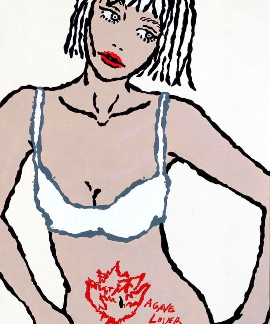 レア PLANTER BOY KISS itabamoe アート 原画 kyne