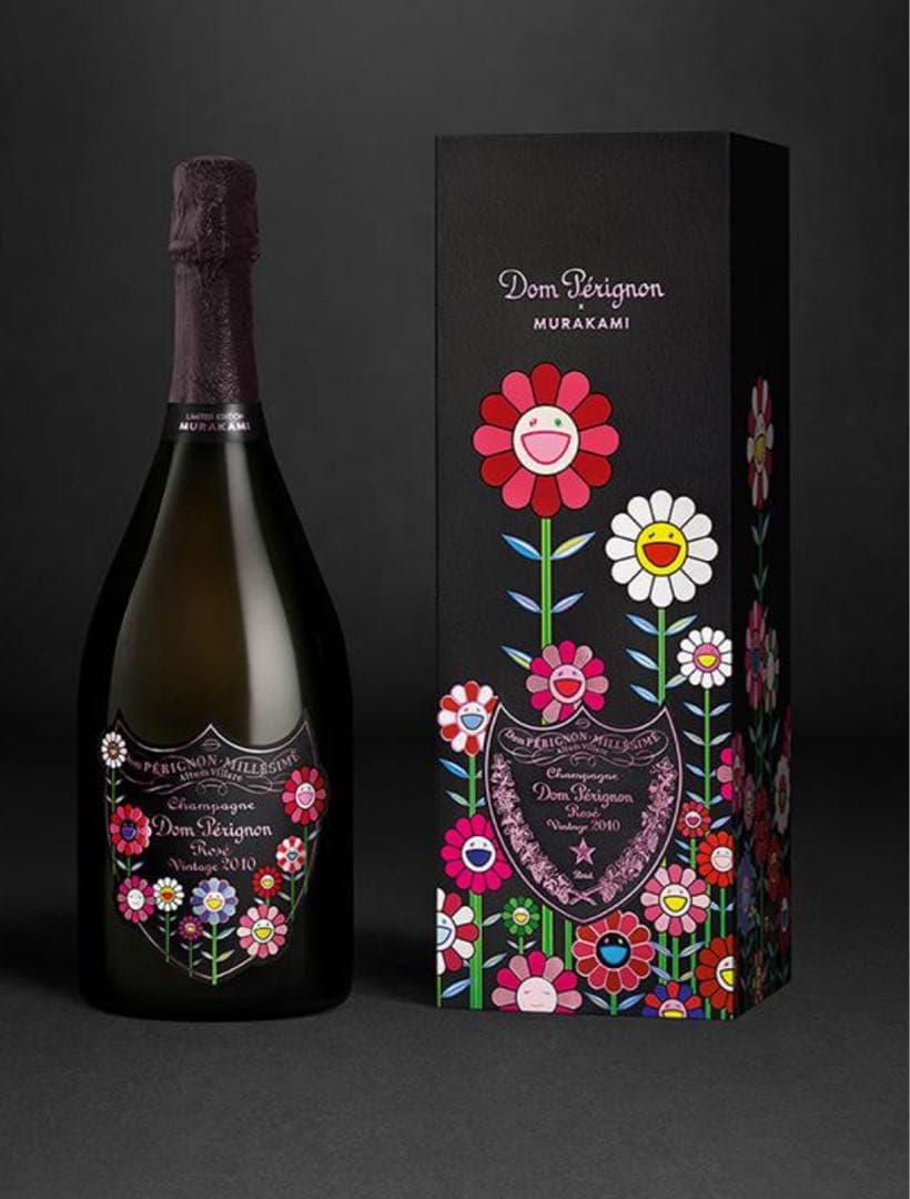 Dom Pérignon ドン・ペリニヨン　ロゼ 2010 村上隆デザイン箱付き