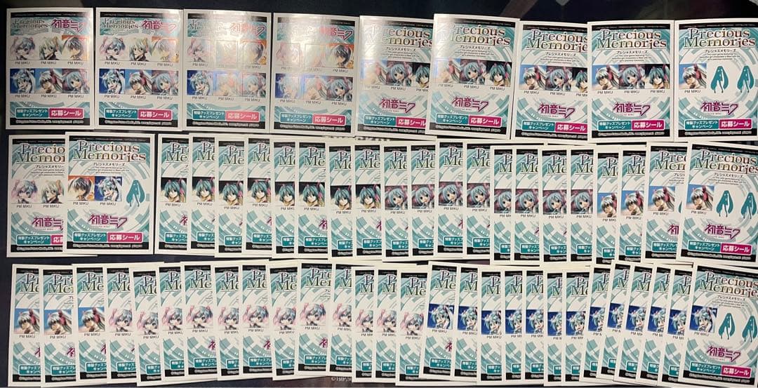 初音ミク プレシャスメモリーズ 応募シール ポイント 114ポイント