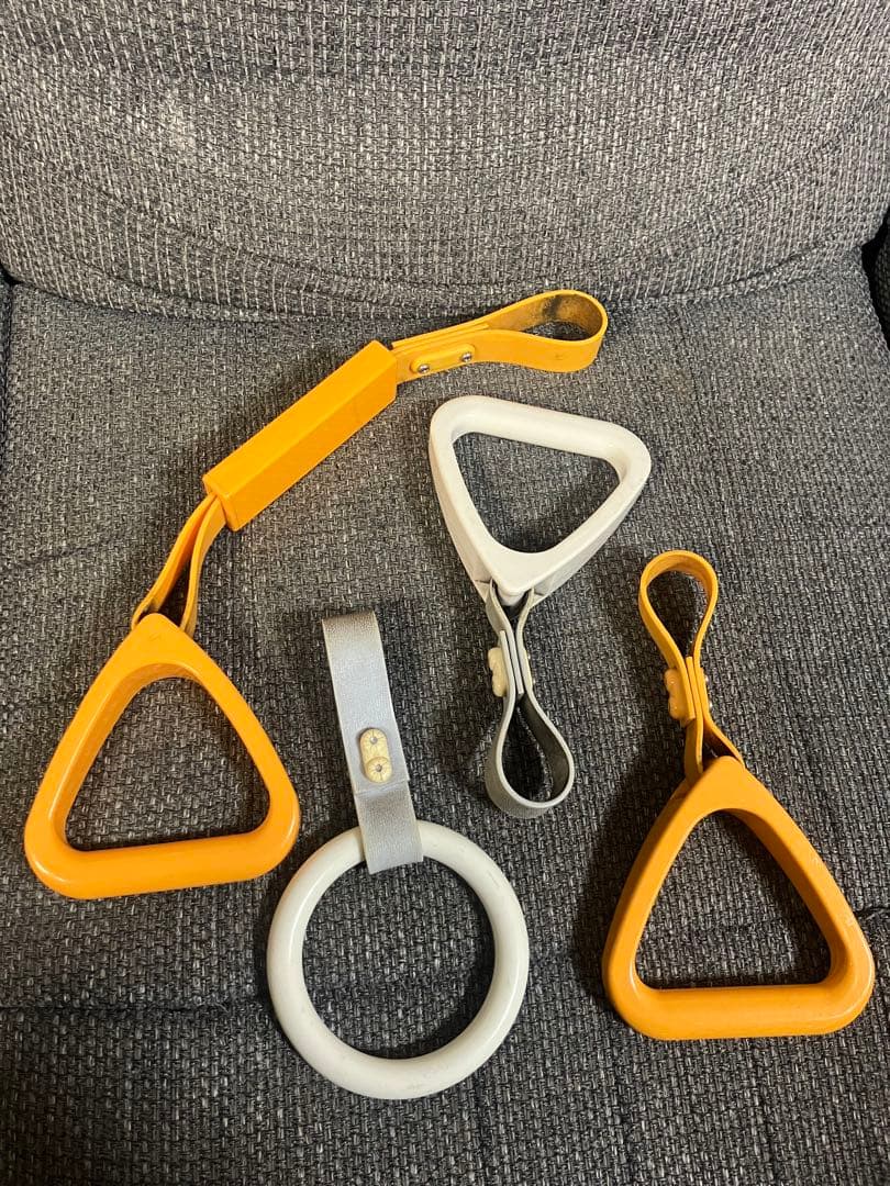 京王　吊り革(オレンジ・白)4本セット③