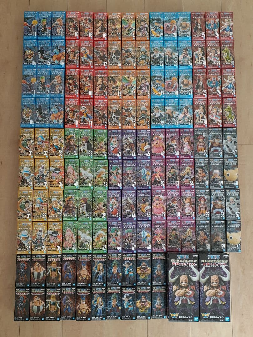 ワーコレ 大海賊百景フルコンプ、百獣海賊団フルコンプ 2セット