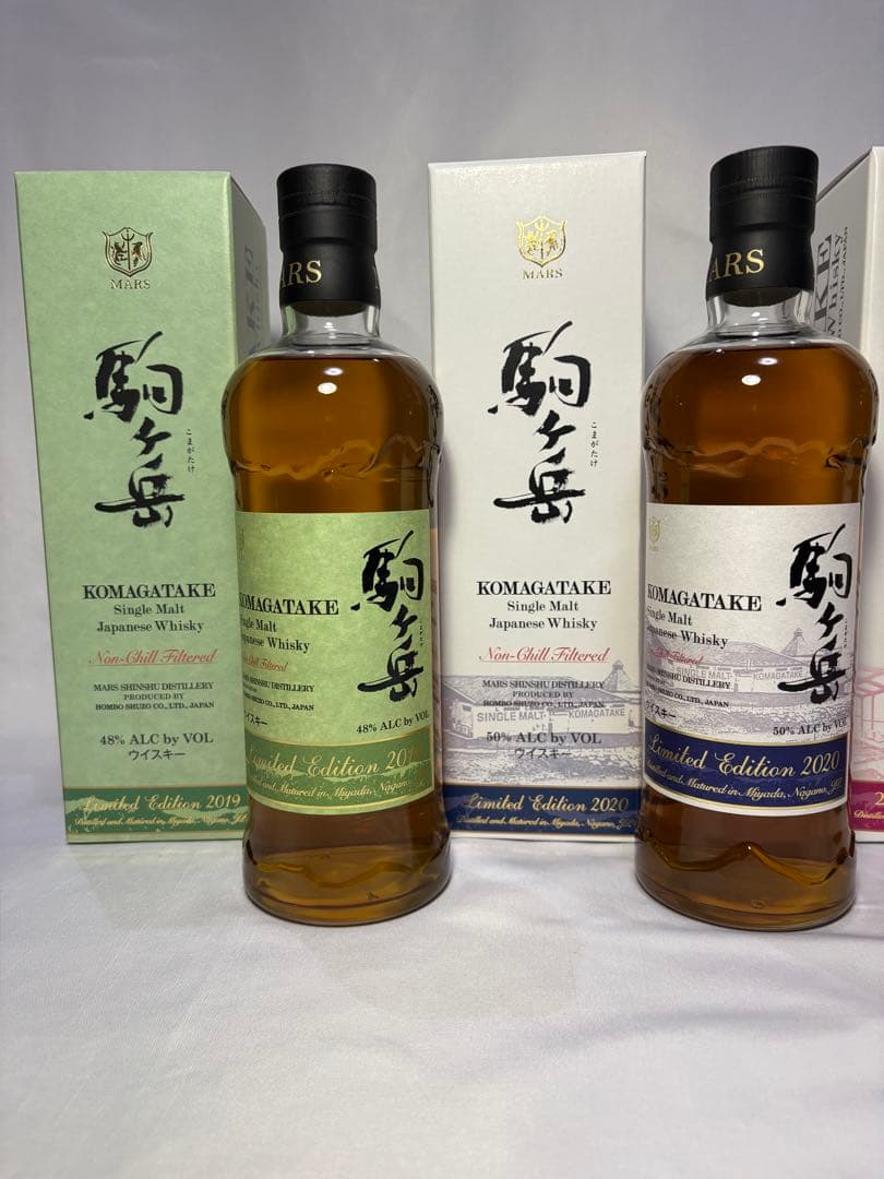 【未開栓・箱付】マルス シングルモルト駒ヶ岳2019-2022 4本セット