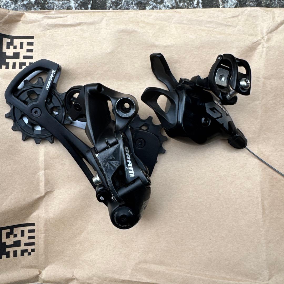 ハサミムシSRAM GX シフター リヤディレイラーセット