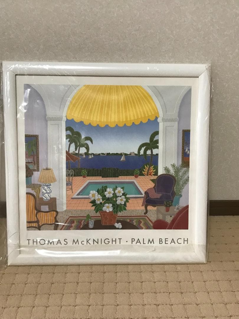 ☆未使用　THOMAS.McKNIGHT PALM BEACH ポスター