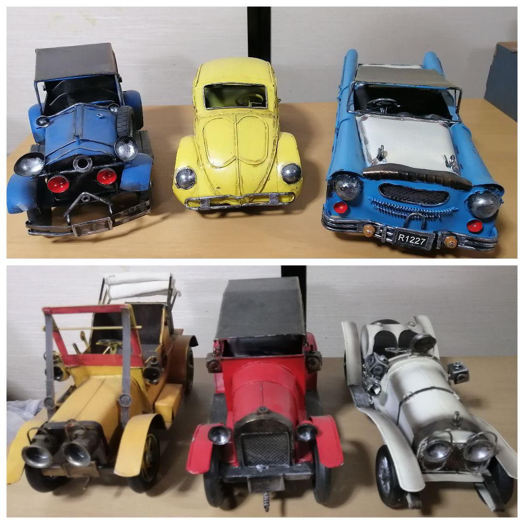 東京・銀座　トップアート　ブリキのおもちゃクラッシックカーコレクション　6台